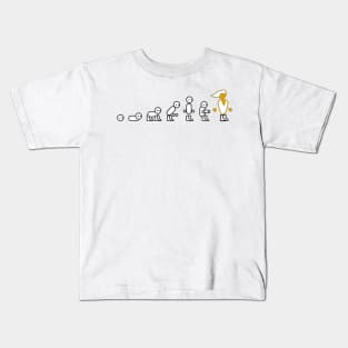 Evolution Of Man To Robot - PC gaming Kids T-Shirt